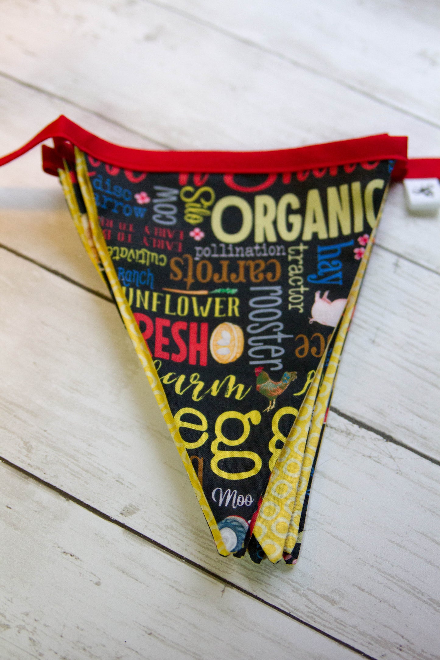 Farmers Market Bunting Banner | Farm Flag Banner | Farm Life Banner | Farm to Table Bunting | Great Gift | Kitchen Decor | Birthday Gift