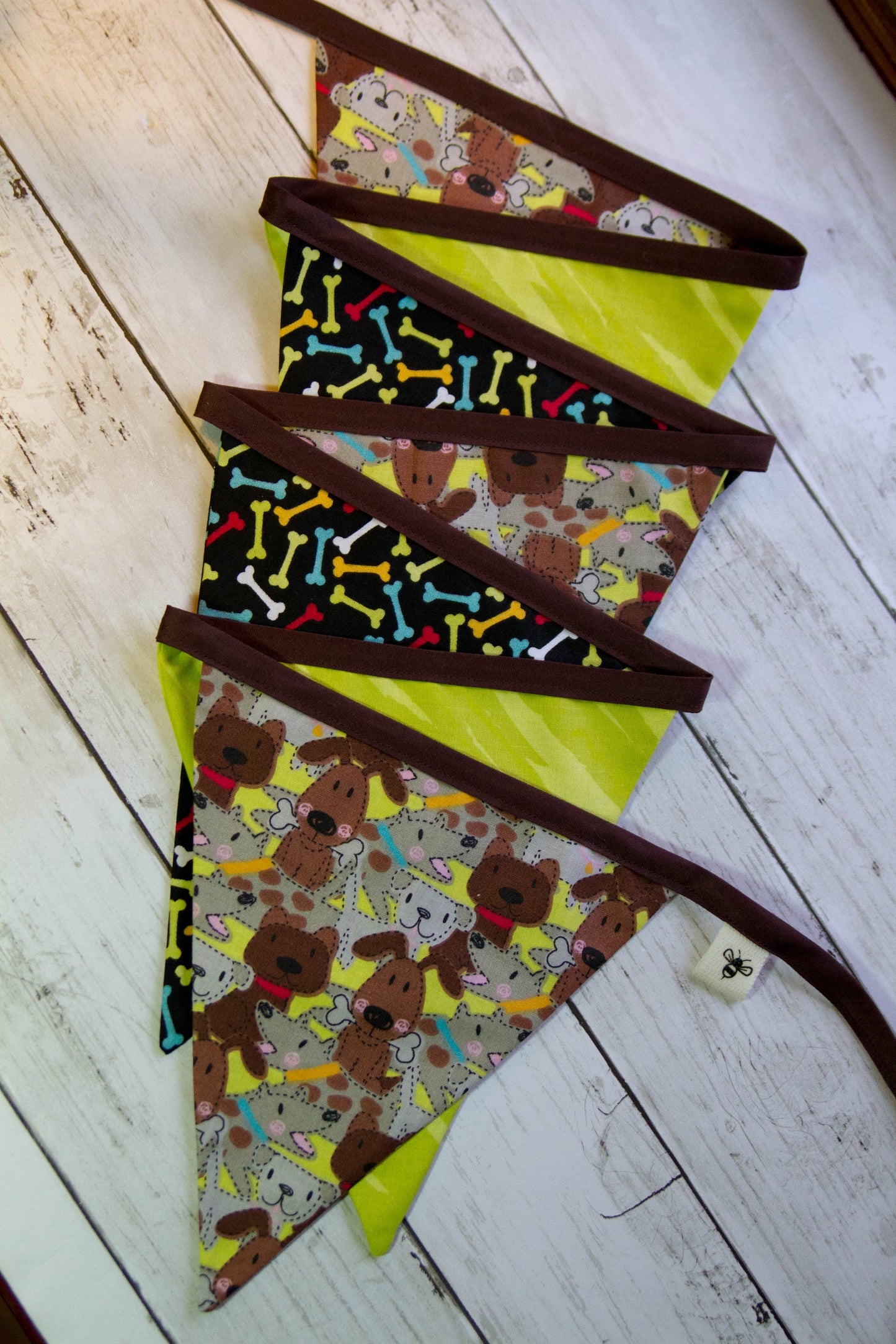 Dog Lovers Bunting Banner | Dog Flag Banner | Dog Life Banner | Dog Bones Bunting | Pet Birthday Party Bunting | Home Decor | Dog Lover Gift
