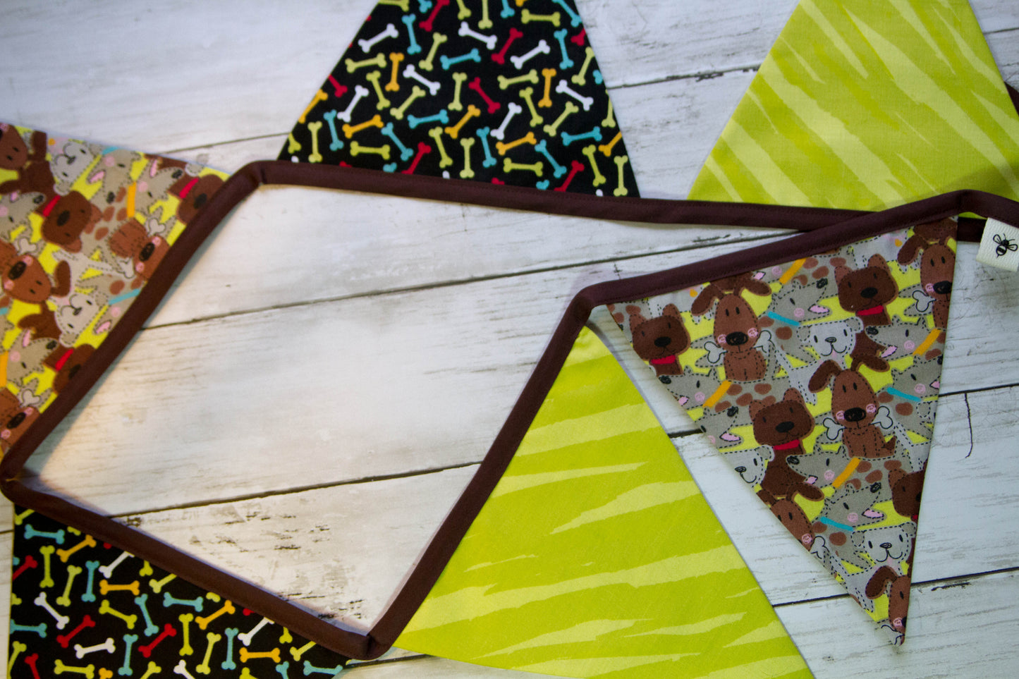 Dog Lovers Bunting Banner | Dog Flag Banner | Dog Life Banner | Dog Bones Bunting | Pet Birthday Party Bunting | Home Decor | Dog Lover Gift