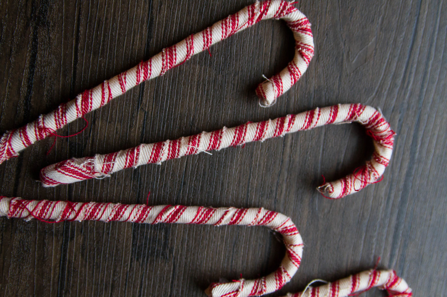 Red Ticking Candy Canes