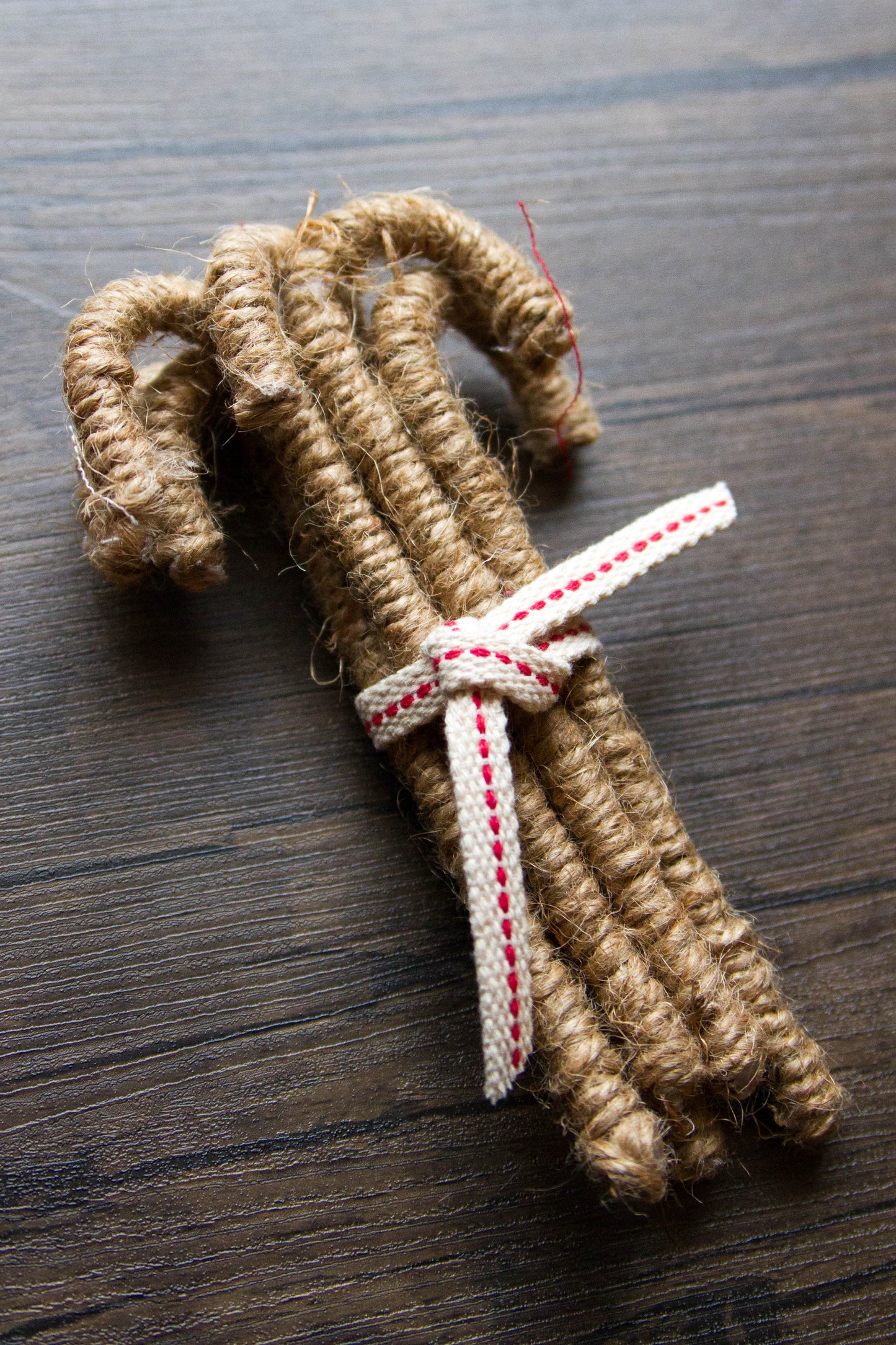Jute Twine Candy Canes