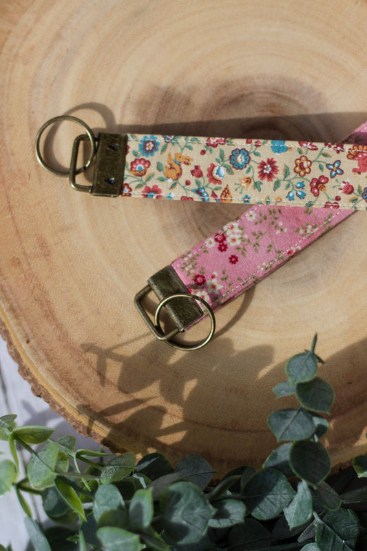 Fabric Wristlet Keychain