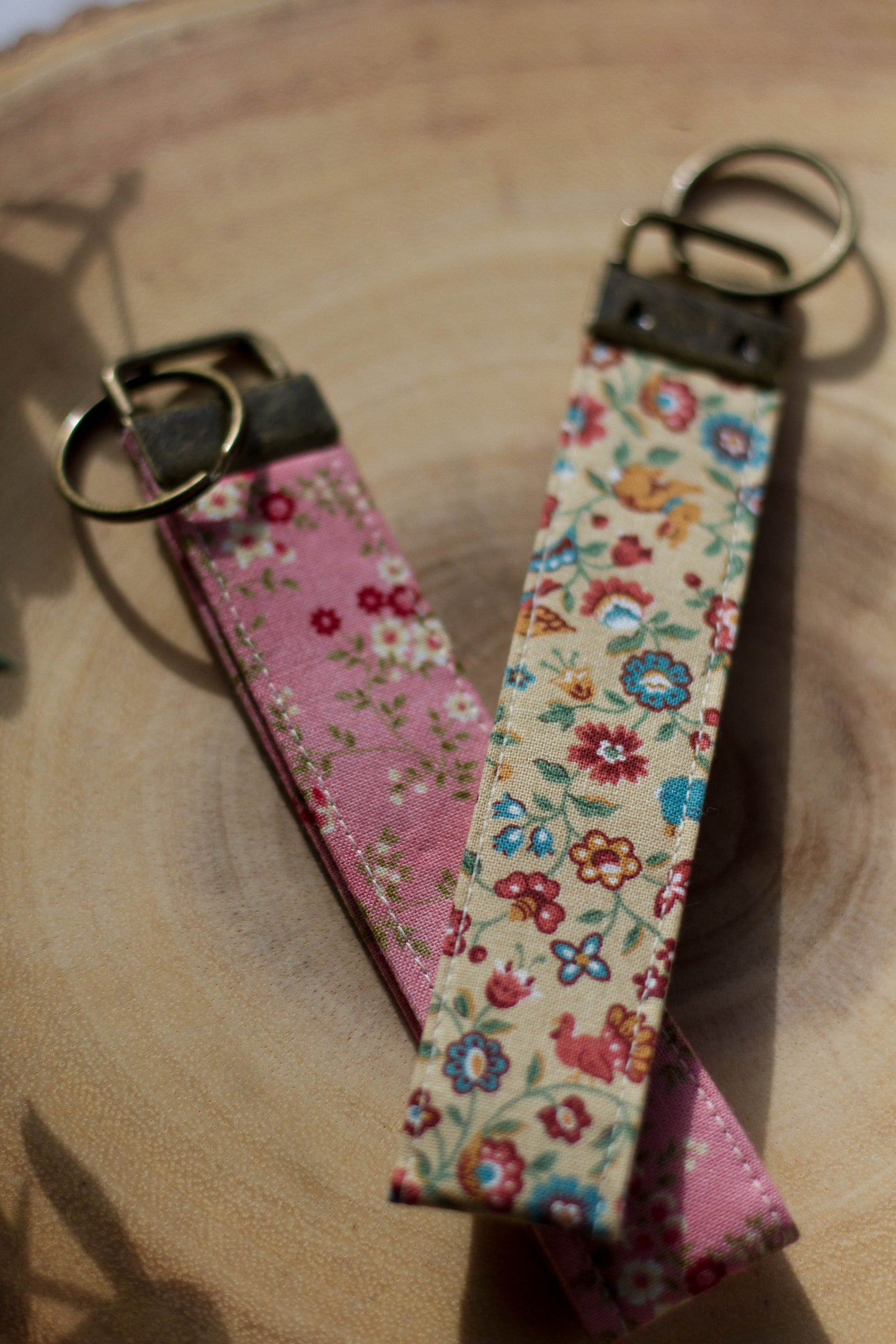 Fabric Wristlet Keychain